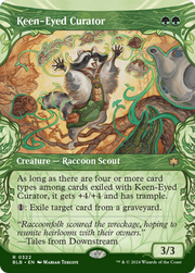 Keen-Eyed Curator (BLB-322) - Bloomburrow: (Showcase) (Borderless)