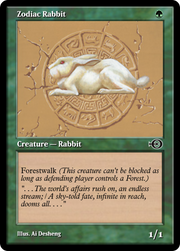 Zodiac Rabbit (PRM-35086) - Magic Online Promos Foil