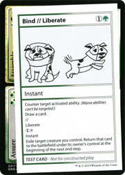 Bind // Liberate (CMB1-088) - Mystery Booster Playtest Cards 2021