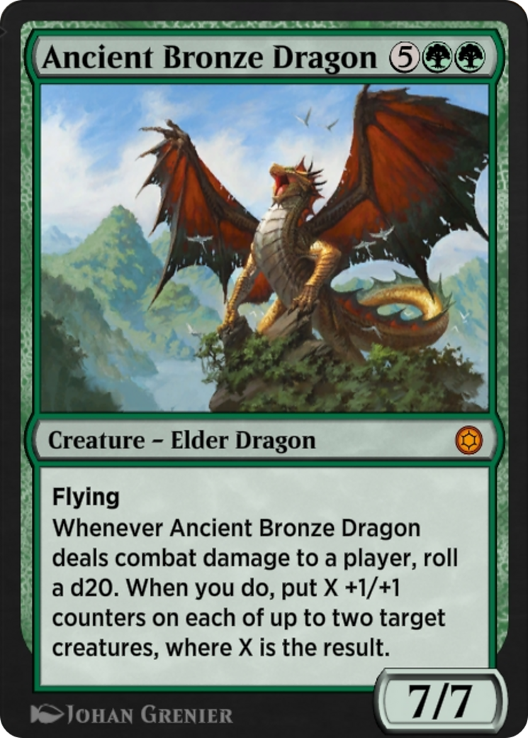 Ancient Bronze Dragon (HBG-199) - Alchemy Horizons: Baldur's Gate