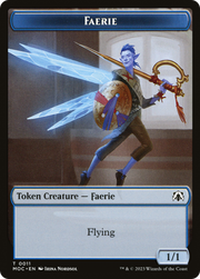 Faerie (TMOC-011) - March of the Machine Commander Tokens