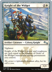 Knight of the Widget (UST-013) - Unstable Foil