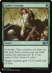 Gather Courage (LIST-M15-175) - The List