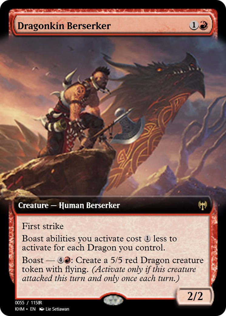 Dragonkin Berserker (PRM-88310) - Magic Online Promos
