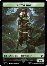 Elf Warrior (TLTC-011) - Tales of Middle-earth Commander Tokens