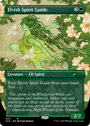 Elvish Spirit Guide (SLD-423) - Secret Lair Drop (Borderless) Foil