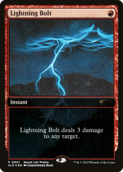 Lightning Bolt (SLD-901) - Secret Lair Drop: (Full Art) Foil