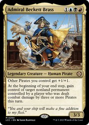 Admiral Beckett Brass (LCC-264) - The Lost Caverns of Ixalan Commander