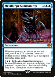 Metallurgic Summonings (PRE-56S) - Kaladesh Promos Foil