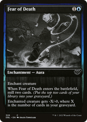 Fear of Death (DBL-326) - Innistrad: Double Feature Foil