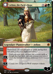 Arlinn, the Pack's Hope // Arlinn, the Moon's Fury (PRM-94060) - Magic Online Promos