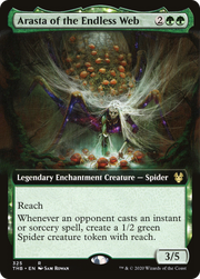 Arasta of the Endless Web (THB-325) - Theros Beyond Death: (enchantment, Extended Art) Foil