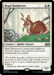 Regal Bunnicorn (WOE-025) - Wilds of Eldraine