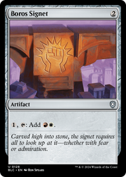 Boros Signet (BLC-128) - Bloomburrow Commander