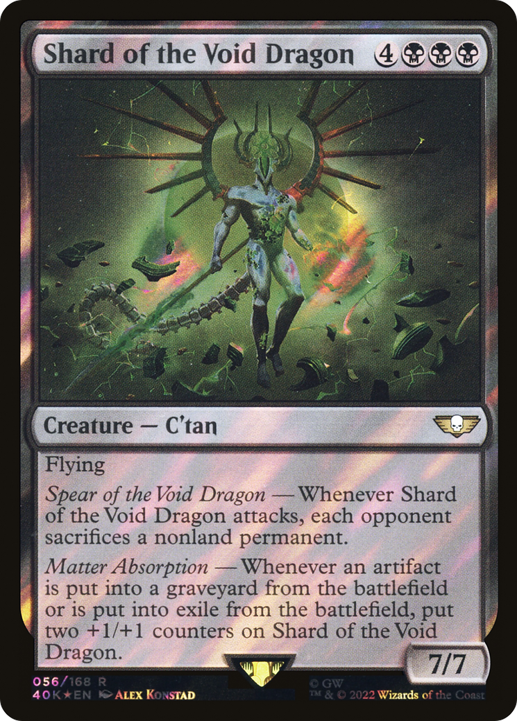 Shard of the Void Dragon (40K-056) - Warhammer 40,000 Commander Foil
