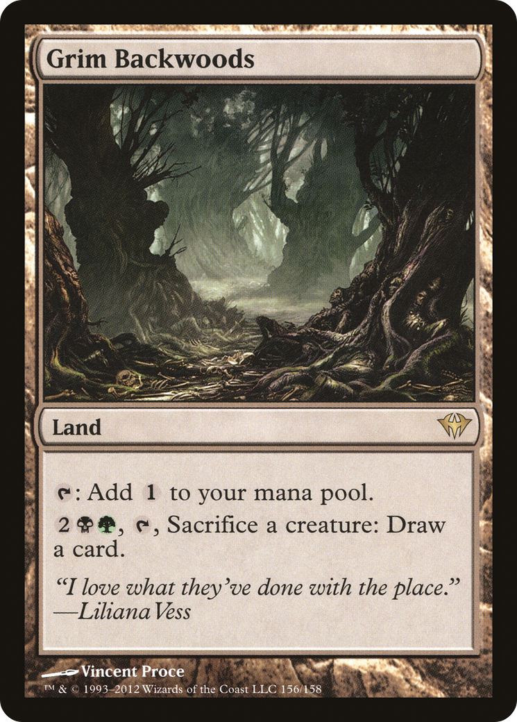 Grim Backwoods (DKA-156) - Dark Ascension Foil