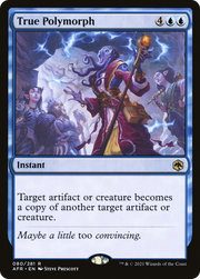 True Polymorph (AFR-080) - Adventures in the Forgotten Realms Foil