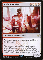 Blade Historian (PPSTX-165) - Strixhaven: School of Mages Promos Foil