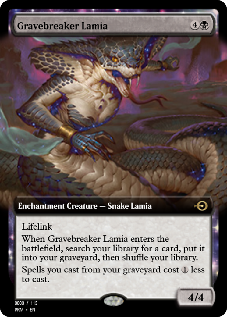 Gravebreaker Lamia (PRM-79967) - Magic Online Promos: (enchantment) Foil