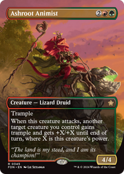 Ashroot Animist (Borderless) (FDN-345) - Foundations (Borderless) Foil