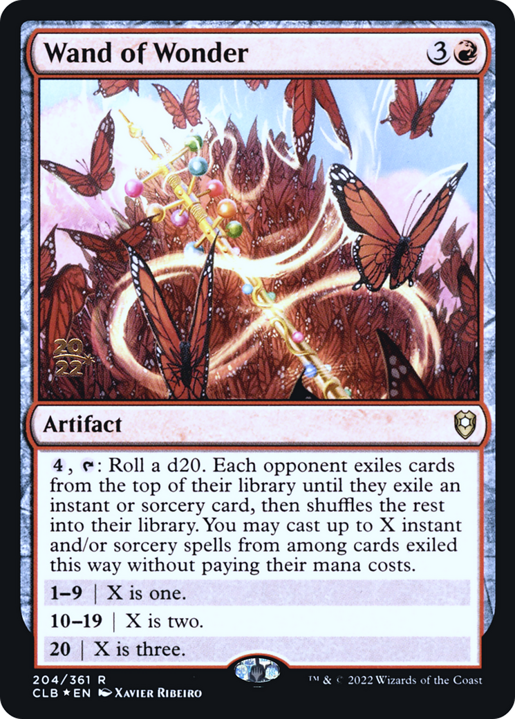 Wand of Wonder (PRE-204S) - Battle for Baldur's Gate Promos Foil