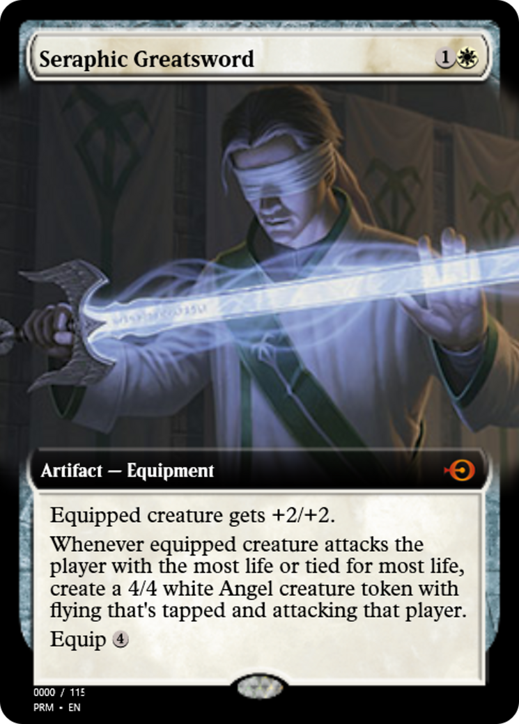 Seraphic Greatsword (PRM-86082) - Magic Online Promos Foil