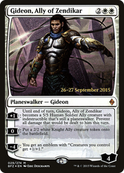 Gideon, Ally of Zendikar (PRE-29S) - Battle for Zendikar Promos Foil
