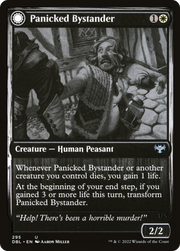 Panicked Bystander // Cackling Culprit (DBL-295) - Innistrad: Double Feature: (Double Faced Transform)