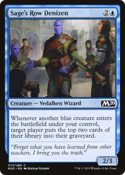 Sage's Row Denizen (M20-073) - Core Set 2020 Foil