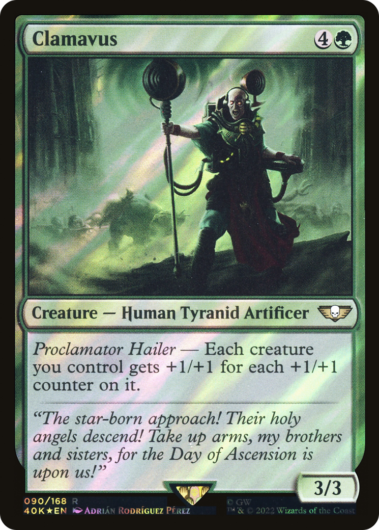 Clamavus (40K-090) - Warhammer 40,000 Commander Foil