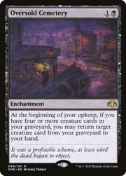 Oversold Cemetery (DMR-096) - Dominaria Remastered Foil