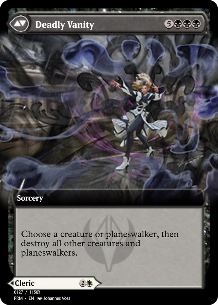 Selfless Glyphweaver // Deadly Vanity (PRM-90224) - Magic Online Promos