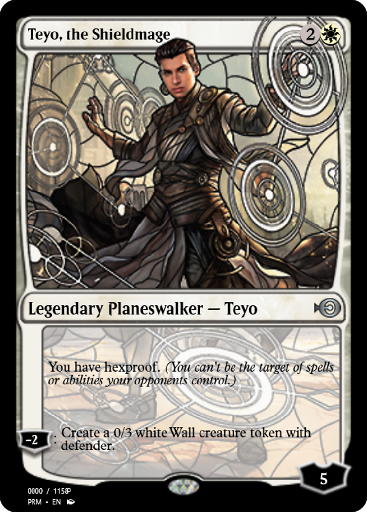 Teyo, the Shieldmage (PRM-77983) - Magic Online Promos