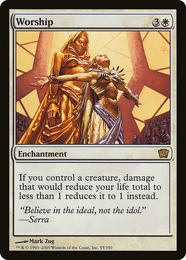 Worship (9ED-55★) - Ninth Edition Foil