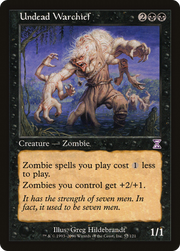 Undead Warchief (TSB-052) - Time Spiral Timeshifted Foil