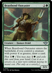 Beastbond Outcaster (OTJ-154) - Outlaws of Thunder Junction Foil