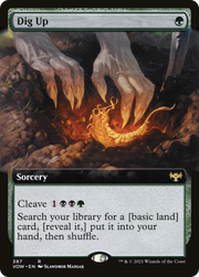 Dig Up (VOW-387) - Innistrad: Crimson Vow: (Extended Art) Foil