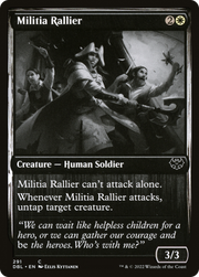 Militia Rallier (DBL-291) - Innistrad: Double Feature Foil
