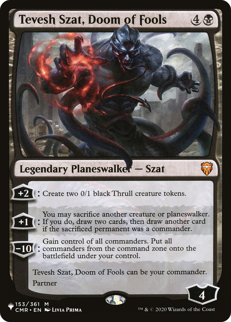 Tevesh Szat, Doom of Fools (LIST-CMR-153) - The List