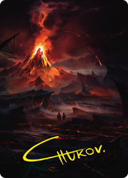 Valley of Gorgoroth // Valley of Gorgoroth (ALTR-080) - Tales of Middle-earth Art Series (Borderless)