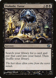 Diabolic Tutor (8ED-128★) - Eighth Edition Foil