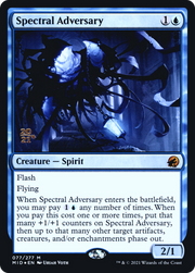 Spectral Adversary (PRE-77S) - Innistrad: Midnight Hunt Promos Foil