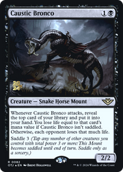 Caustic Bronco (PRE-082) - Outlaws of Thunder Junction Promos Foil