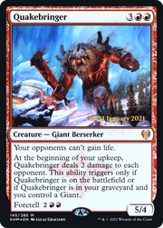 Quakebringer (PRE-145S) - Kaldheim Promos Foil