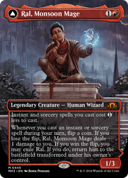 Ral, Monsoon Mage // Ral, Leyline Prodigy (MH3-445) - Modern Horizons 3 (Borderless) Foil