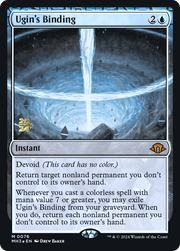 Ugin's Binding (PRE-076) - Modern Horizons 3 Promos: (devoid) Foil