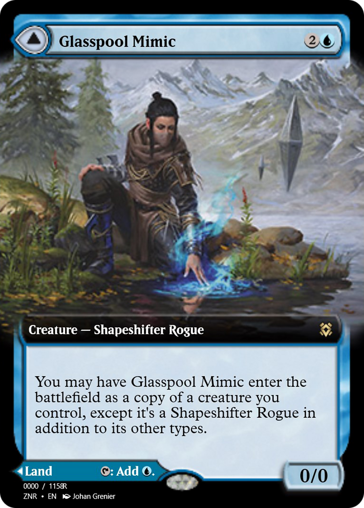 Glasspool Mimic // Glasspool Shore (PRM-83872) - Magic Online Promos Foil