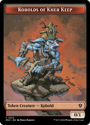 Kobolds of Kher Keep (TMKC-012) - Murders at Karlov Manor Commander Tokens Foil