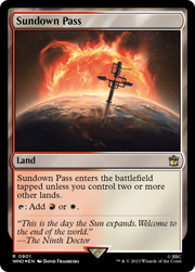 Sundown Pass (WHO-901) - Doctor Who Foil