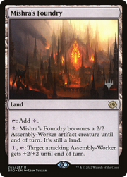 Mishra's Foundry (PPBRO-265P) - The Brothers' War Promos Foil